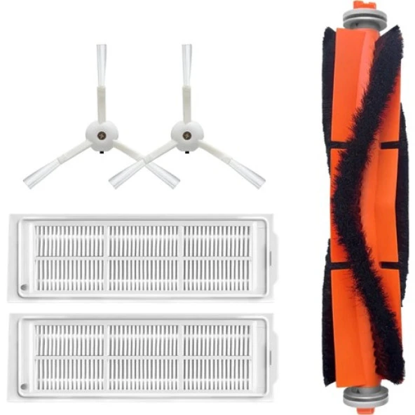 srfn ticaret Xiaomi Mop 2 Pro (Beyaz) MJST1SHW Uyumlu Yedek Fırça Filtre Seti - 5 Parça ürün görseli 1