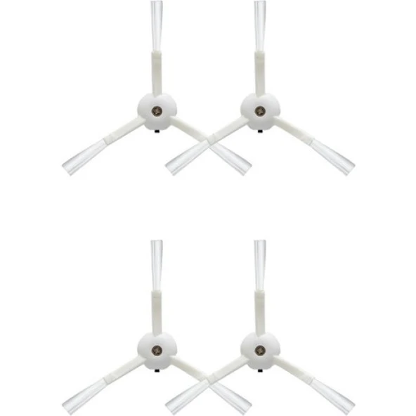 srfn ticaret Xiaomi Mop 2 Pro (Beyaz) MJST1SHW Uyumlu Yan Fırça - 4 Adet ürün görseli 1