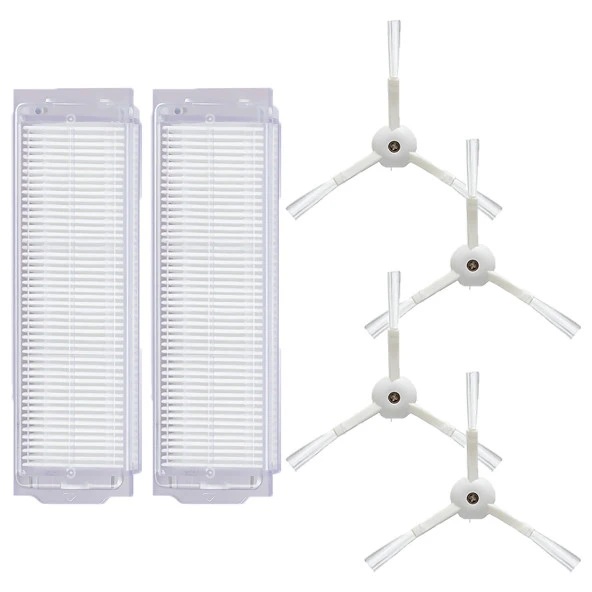 srfn ticaret Xiaomi Vacuum Mop 2 Pro (MJST1SHW) Uyumlu Hepa Filtre ve Yan Fırça Seti - 6 Parça ürün görseli 1