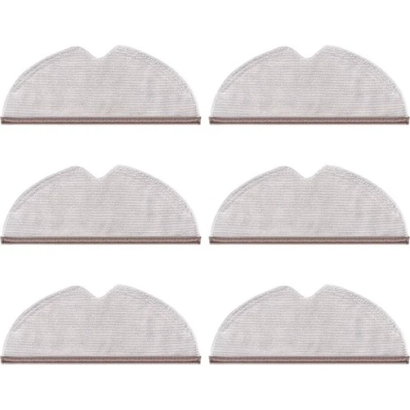 Roborock Q7 Max Plus Uyumlu 2li Tam Yüzey Mop Bezi - 6 Adet ürün görseli 1