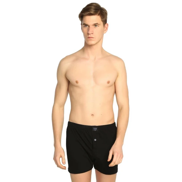 5'li Paket 0117  Tutku %100 Pamuk Erkek Boxer - 3