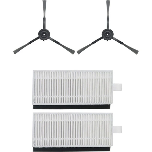 srfn ticaret Xiaomi Lydsto R1 Robot Süpürge Uyumlu 2 Hepa Filtre 2 Yan Fırça Seti ürün görseli 1