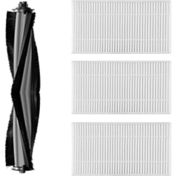 srfn ticaret Viomi V5 Pro Robot Süpürge Uyumlu 4 Parça Yedek Parça Seti ürün görseli 1