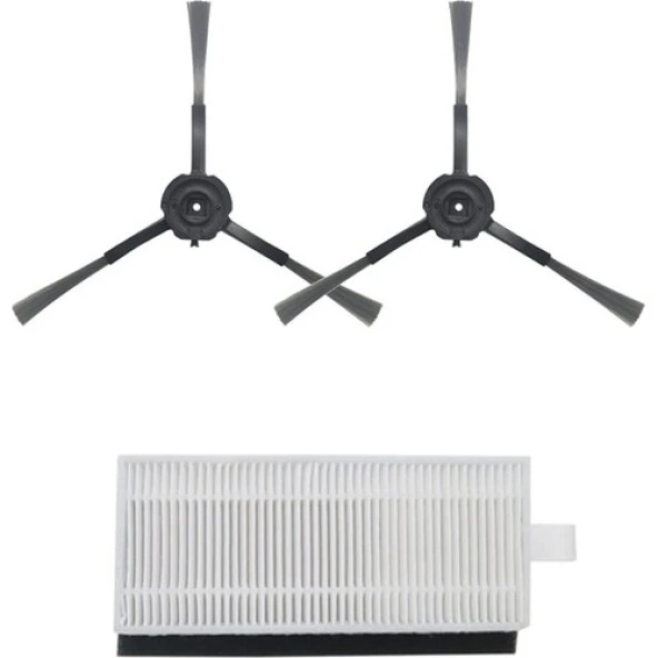 srfn ticaret Viomi S9 Uv Robot Süpürge 2 Yan Fırça - 1 Hepa Filtre Yedek Parça Seti ürün görseli 1