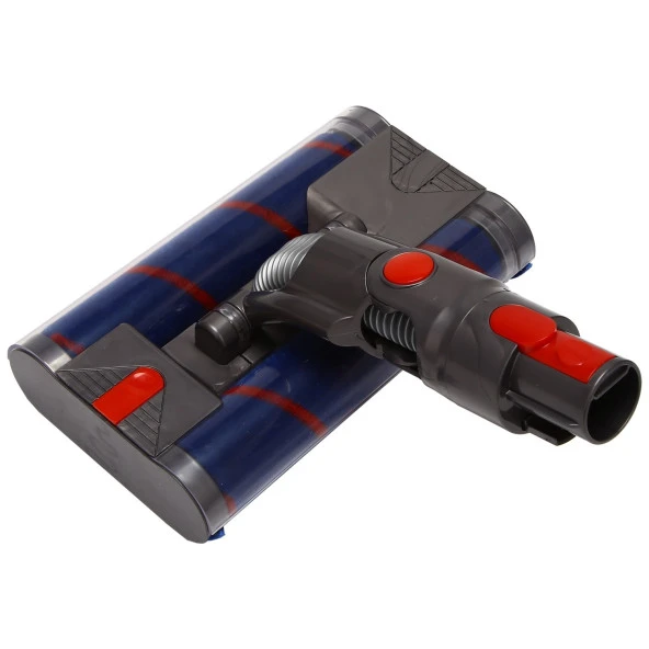 srfn ticaret Dyson V8 Şarjlı Süpürgeler Uyumlu Motorlu Çift Yumuşak Temizleyici Fırçalı Süpürücü Başlık - Resim 5