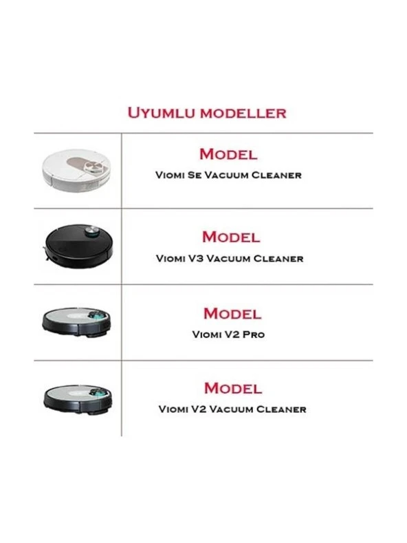 Mi Vacuum Mop Pro Uyumlu 4 Parça Set - Resim 4