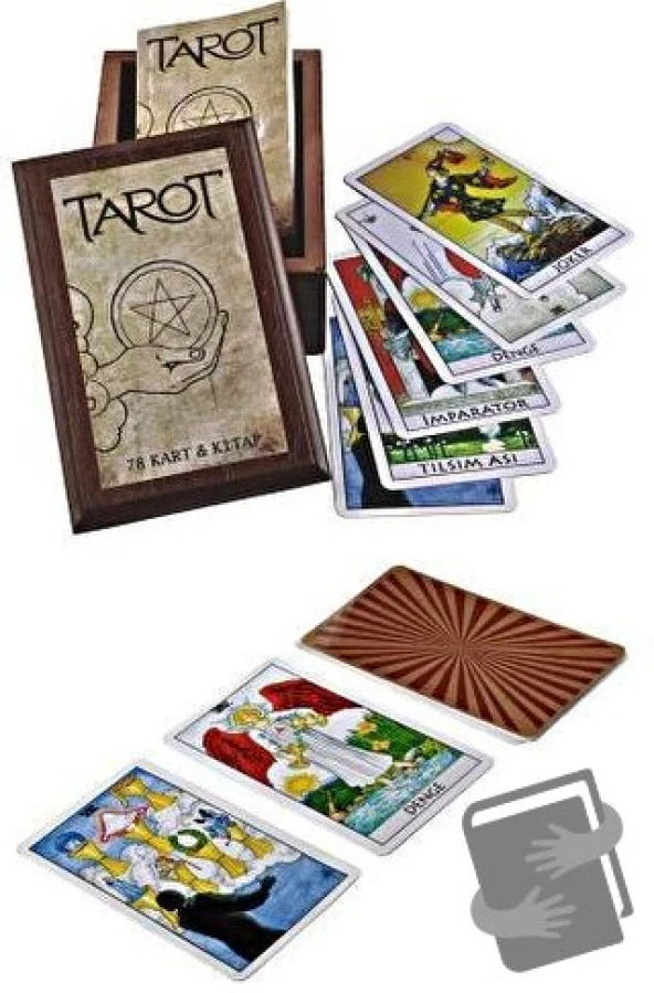 Tarot 78 Kart ve Kitap (Ahşap Kutulu)/Delta Kültür