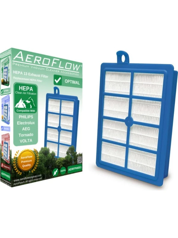 AeroFlow Electrolux Zus3932 Zus3945 Zus3960 Zus3964 Uyumlu Hepa 13 Filtre