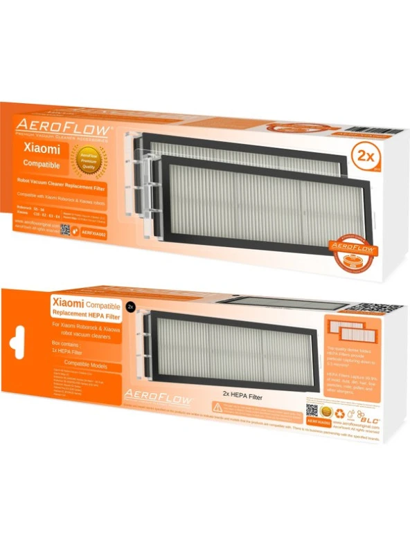 Aeroflow Xiaomi Xiaowa E25 Hepa Filtre - 2 Adet - Resim 3