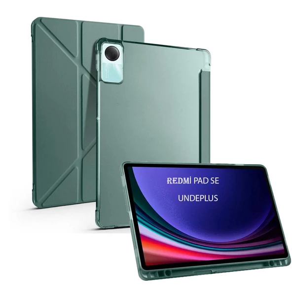 Xiaomi Redmi Pad SE 11inç Kılıf Kalem Bölmeli Trifolding Case - 7