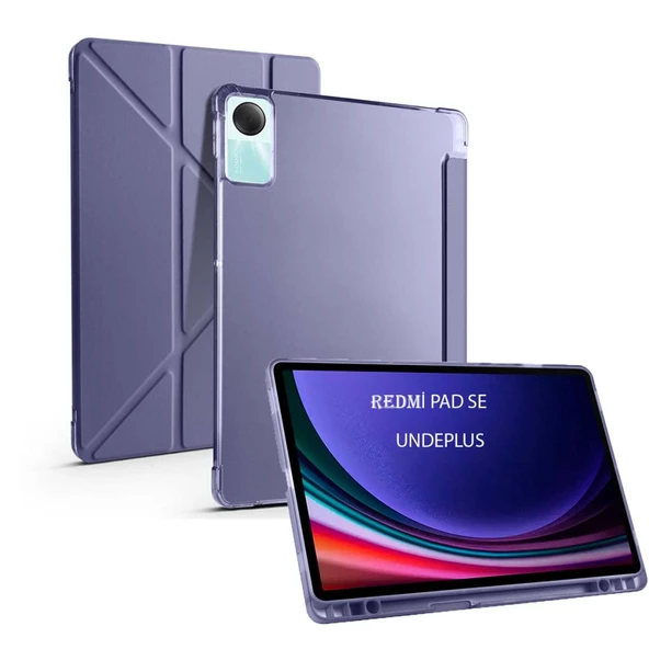 Xiaomi Redmi Pad SE 11inç Kılıf Kalem Bölmeli Trifolding Case