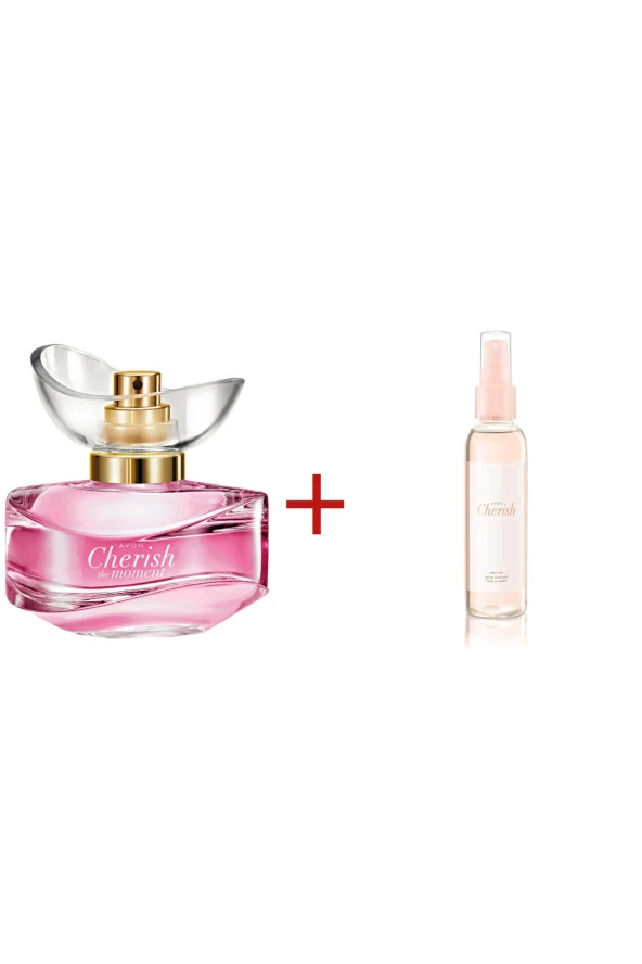 AVON Cherish Moment Kadın Edp 50 Ml + Cherish Kadın Vücut Spreyi 100 Ml