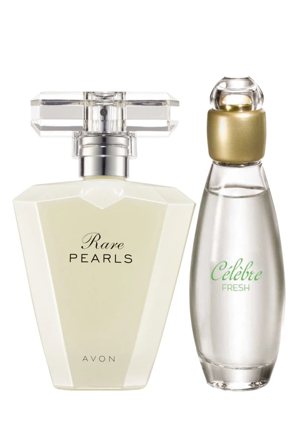 AVON Rare Pearls Ve Celebre Fresh Kadın Parfüm Paketi