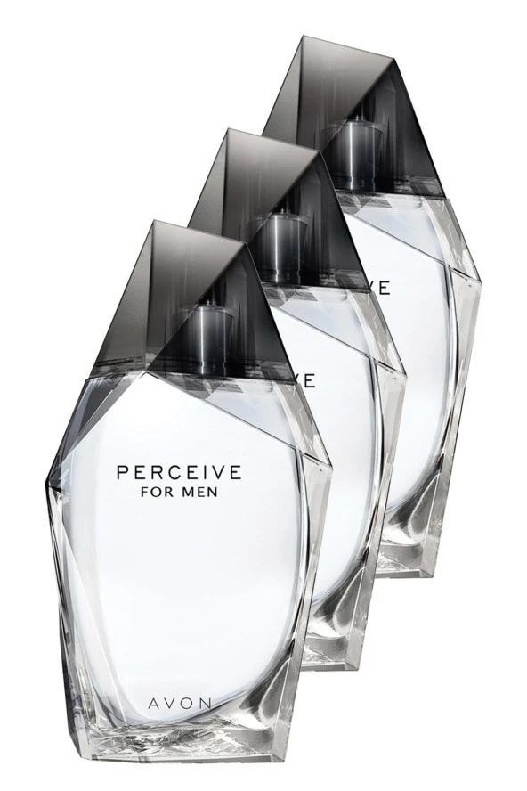 AVON Perceive Erkek Parfüm Edt 100 Ml. Üçlü Set