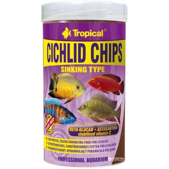 Tropical Cichlid Chips 250ml 130gr