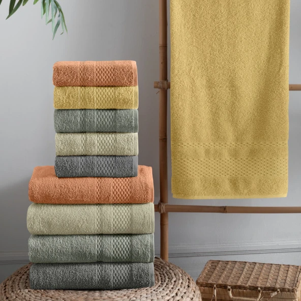 Schafer Home Arya 50x90 Cm Havlu 1 Parça-Hardal