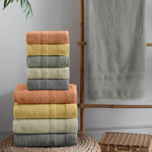 Schafer Home Arya 70x140 Havlu 1 Parça-Orta Yeşil