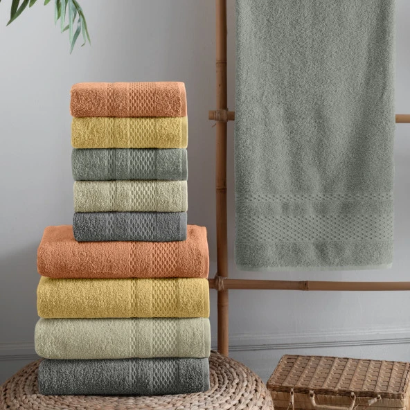 Schafer Home Arya Havlu 50x90-Orta Yeşil