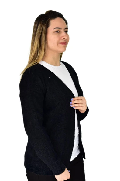 Kadın Yumoş Spor Triko Hırka BGL-ST03360 - Resim 12