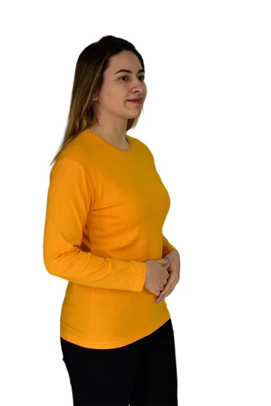 Kadın Büyük Beden Uzun Kollu Basic Body BGL-ST03340 - Resim 6