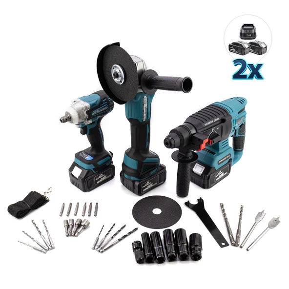 Üçlü Set 2B1Ş (Ş.Spral+S.Sıkma+Ş.Hilti) - 4