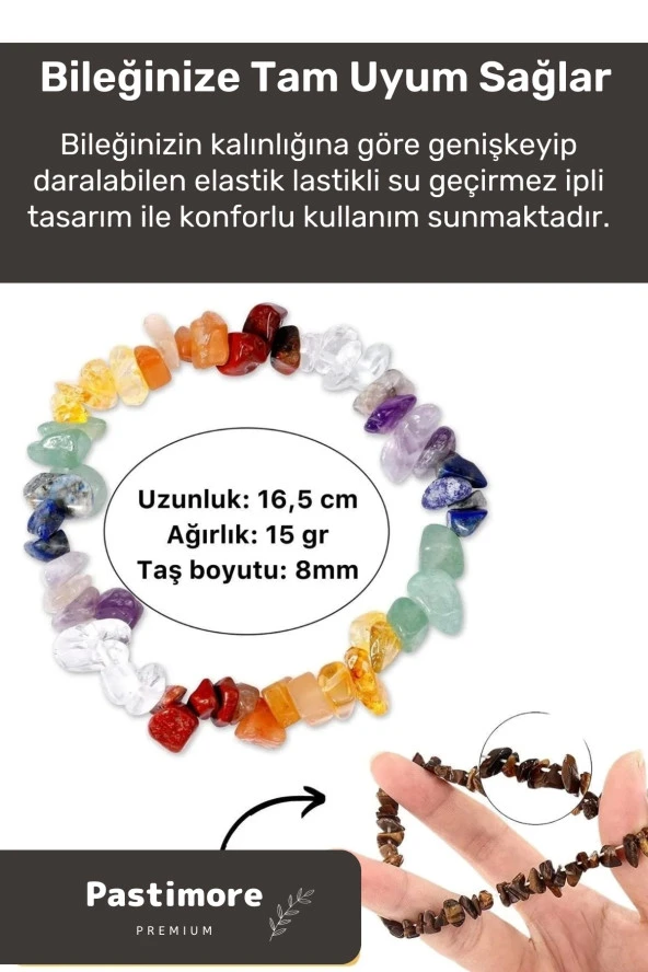 Unisex Ikizler Burcu Enerjisini Yükselten Doğal Taş Bileklik Ikizler Burçları Burç Taşı Bileklik - 3
