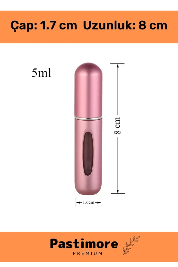 Parfüm Şişesinden Doldurulabilir Taşınabilir Çanta İçi Mini Cep Parfüm Şişesi 5 Ml x 3 Adet - 3