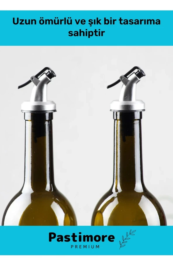 Özel Seri Büyük Boy Damlatmaz Zeytinyağı Sıvıyağ Şişesi Yağdanlık Cam Yağlık 750 Ml - 2li Set - 2