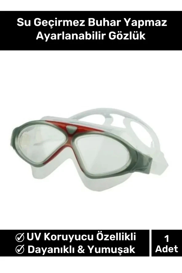 Premium Junior Su Geçirmez Buhar Yapmaz Ayarlanabilir Gs3 Çocuk Silikon Havuz Deniz Yüzücü Gözlüğü ürün görseli 1