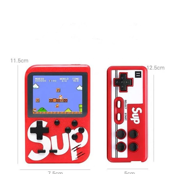 Torima GC-01 Çift Kol 400 Nostalji Oyunlu Mini Atari Siyah - 4