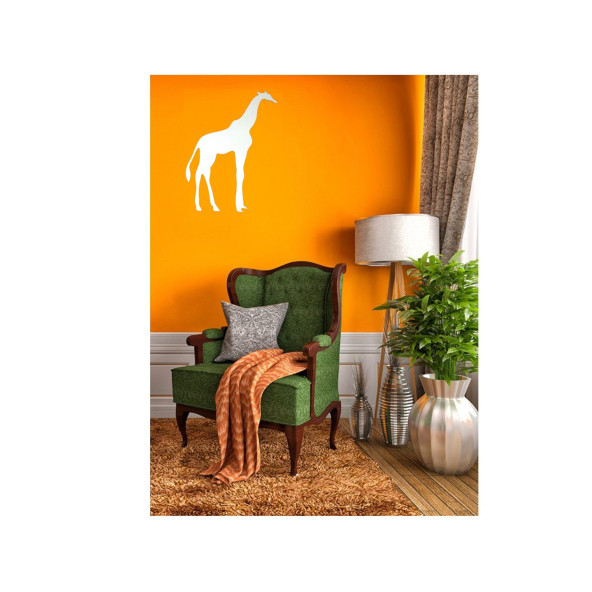 AYNALI DUVAR SÜSÜ (STİCKER) 2 ADET ZÜRAFA ŞEKİLLİ 20X14X0,6CM