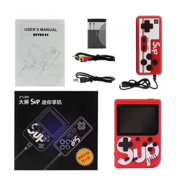 Torima GC-01 Çift Kol 400 Nostalji Oyunlu Mini Atari Sarı - 3