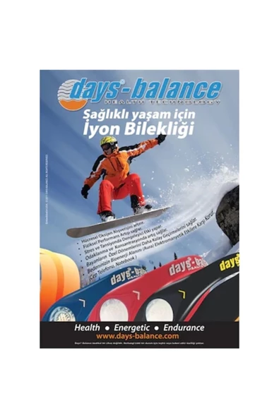 Daysbalance Iyon Yüklü Bileklik Siyah - 2