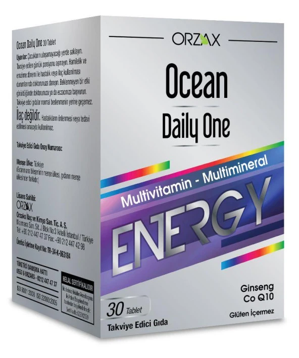 Ocean Daily One Energy 30 Kapsül
