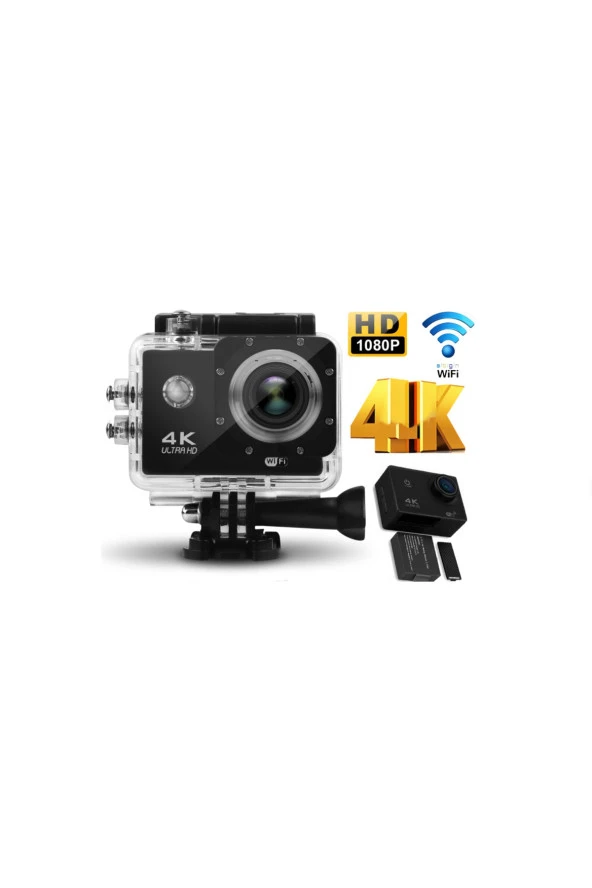 4K Ultra Hd 170 Derece Wifi Li Aksiyon Kamera