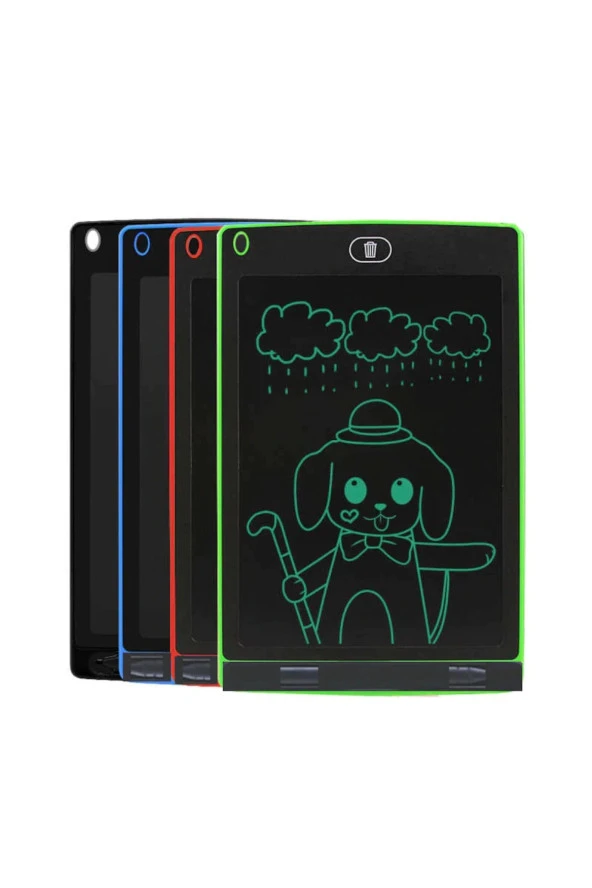 12" Büyük Boy Dijital Çocuk Yazı Tahtası Uyumlu   Grafik Çizim ve Resim Tableti LCD - 4