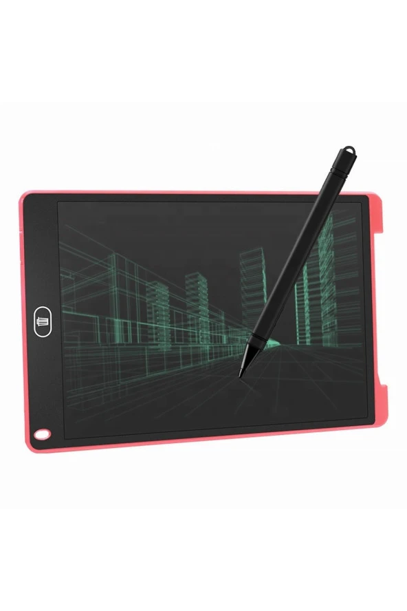 12" Büyük Boy Dijital Çocuk Yazı Tahtası Grafik Çizim ve Resim Tableti LCD - 3