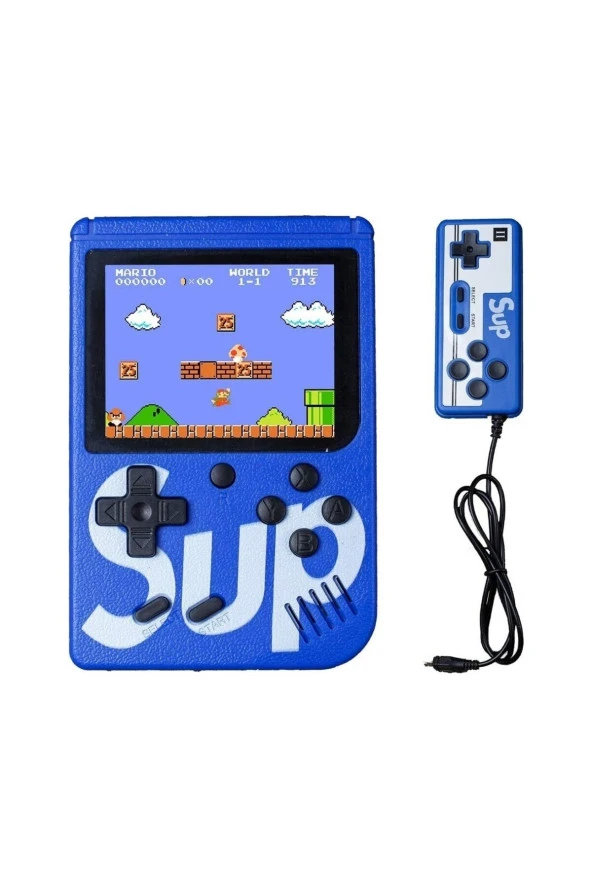 Sup Taşınabilir 400 Oyunlu Mini Atari 2 Kişilik Oyun Konsolu Retro Klasik Oyun Makinesi