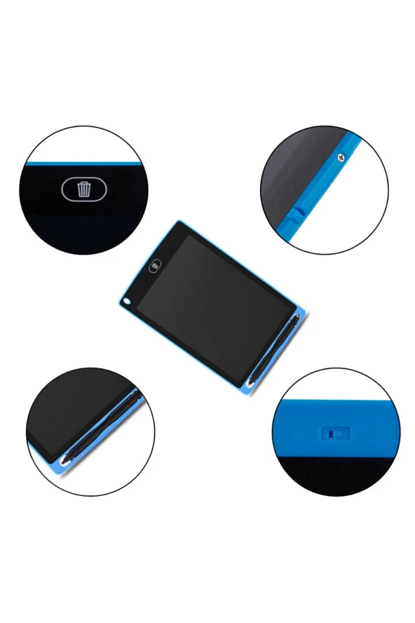 Yeni Nesil Dijital Çocuk Yazı Çizim Resim Bas Sil Yazı Tahtası Çocuk Çizim Tableti Lcd 8.5 Inc - 2