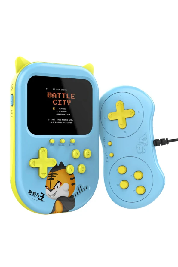 Taşınabilir Retro Nostaljik 3.5 Inç Ekran 2 Oyunculu Gameboy & Gamebox Oyun Konsolu 500 Adet Oyunlu