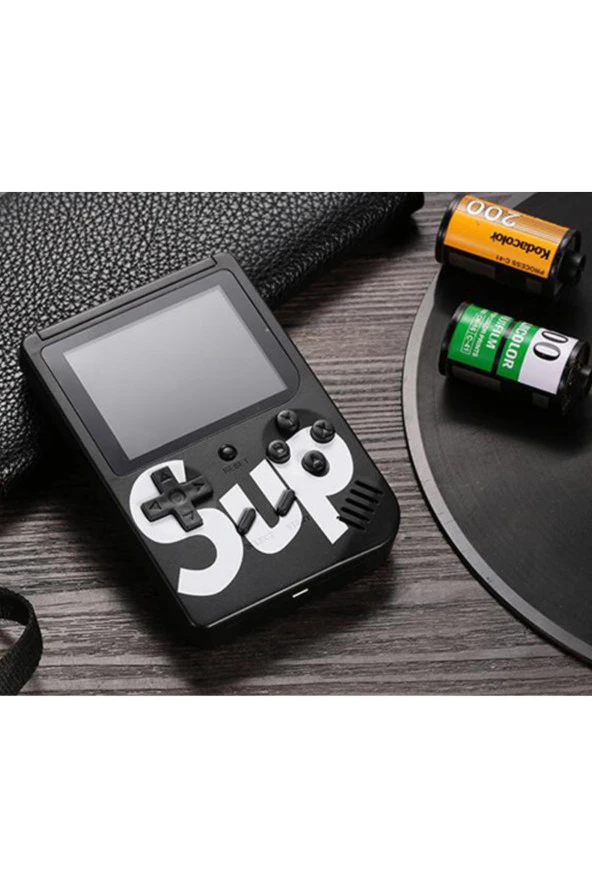 Sup Taşınabilir 400 Oyunlu Mini Atari 2 Kişilik Oyun Konsolu Retro Klasik Oyun Makinesi - 4