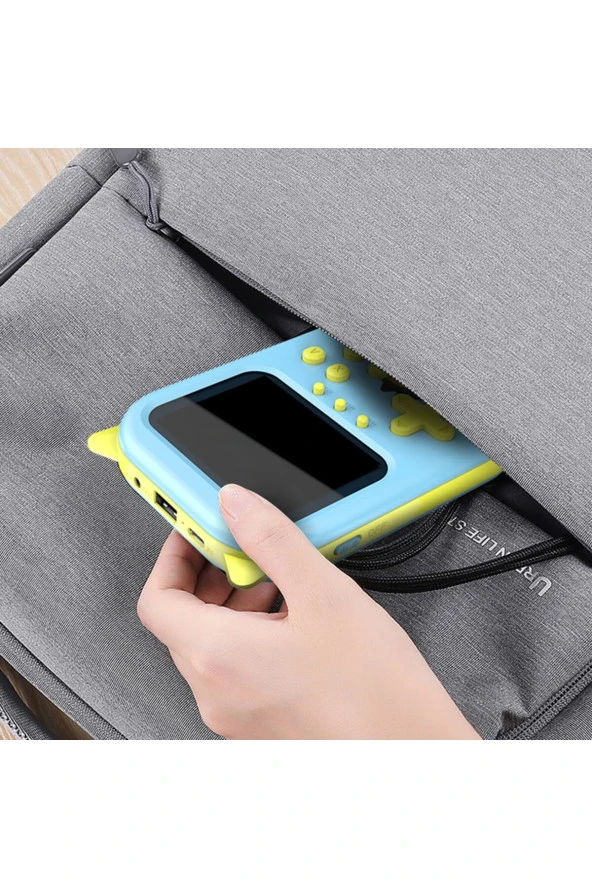 Taşınabilir Retro Nostaljik 3.5 Inç Ekran 2 Oyunculu Gameboy & Gamebox Oyun Konsolu 500 Adet Oyunlu - 3