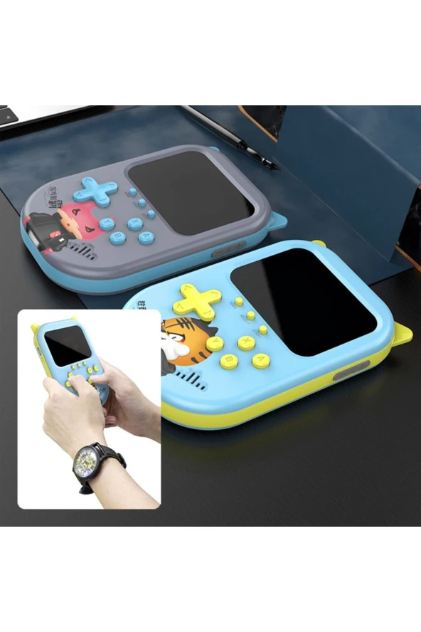 Taşınabilir Retro Nostaljik 3.5 Inç Ekran 2 Oyunculu Gameboy & Gamebox Oyun Konsolu 500 Adet Oyunlu - 5