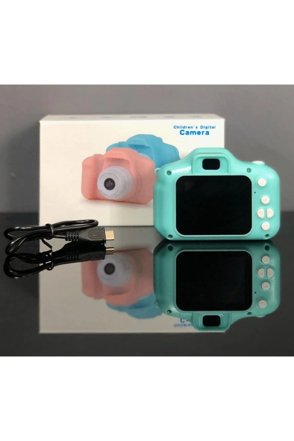 Qa sul Mini 1080P Çocuklar Için Dijital Fotoğraf Makinesi 5 Oyunlu - 2