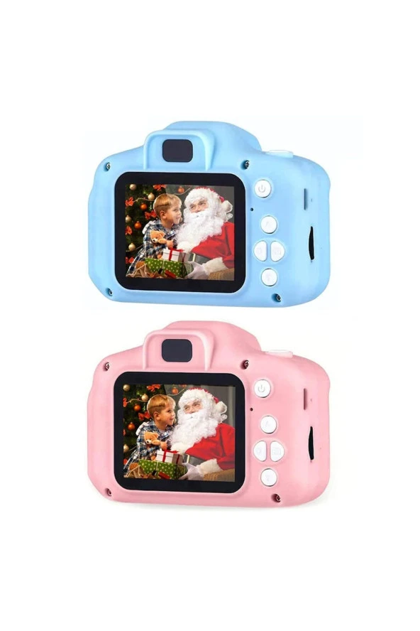 Mini 1080p Hd Kamera Çocuklar Için Dijital Fotoğraf Makinesi 5 Adet Oyunlu 16 GB SD Kart Hediyeli - 2