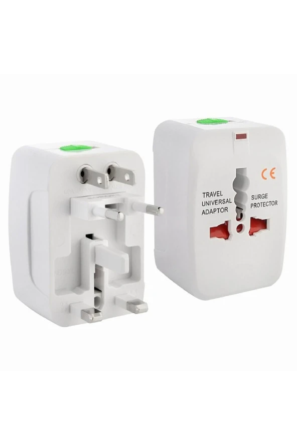 Üniversal Priz Dönüştürücü Hepsi Bir Arada Evrensel Dünya Çapında Uluslararası Seyahat Fişi