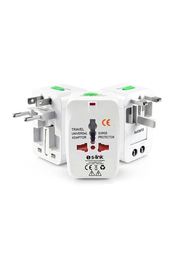 Üniversal Priz Dönüştürücü Hepsi Bir Arada Evrensel Dünya Çapında Uluslararası Seyahat Fişi - 2