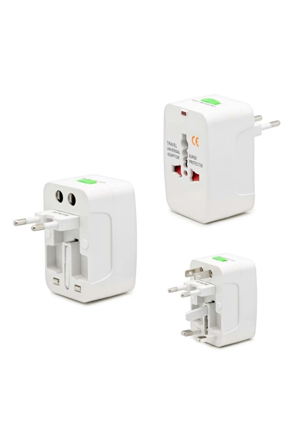 Üniversal Priz Dönüştürücü Hepsi Bir Arada Evrensel Dünya Çapında Uluslararası Seyahat Fişi - 3