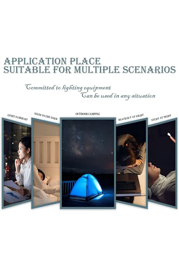 Mini USB Kamp ve Gece Lambası Yuvarlak LED Lamba 4 Adet - 3