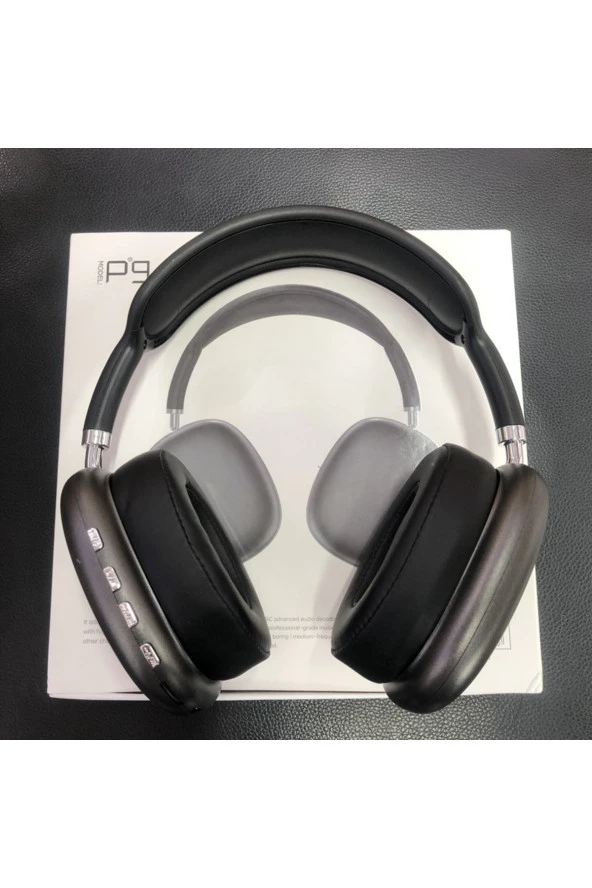 P9 Air Max Kablosuz 5.0 Mikrofonlu Sd Kart Girişli Aux Kablolu Bluetooth Kulaklık P9 - 4